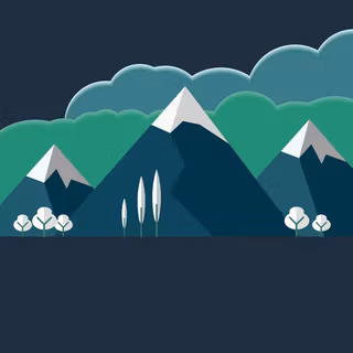 Bottom of snowy mountain wallpaper