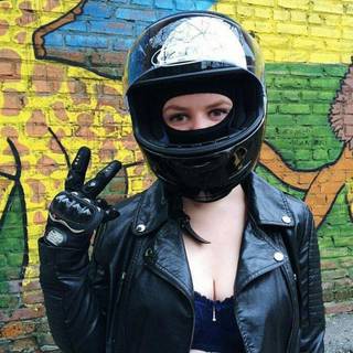 Biker selfie wallpaper