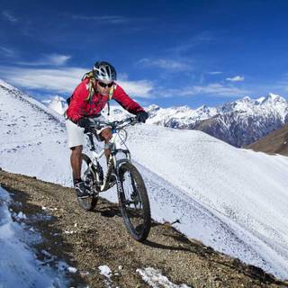 Biker selfie wallpaper