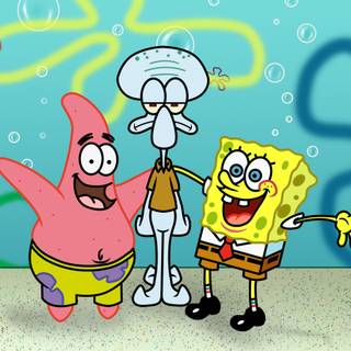 SpongeBob and friends wallpaper