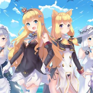 Unicorn anime wallpaper