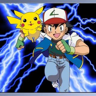 Ash and Pikachu wallpaper