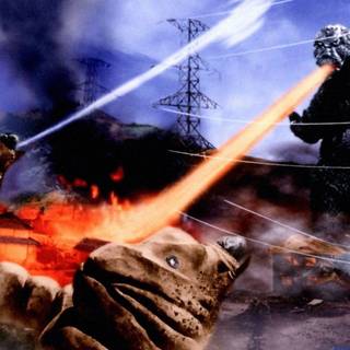Godzilla and Mothra wallpaper