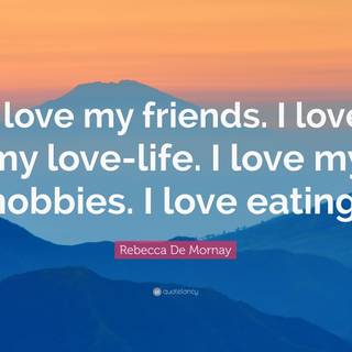 I Love My Friends wallpaper