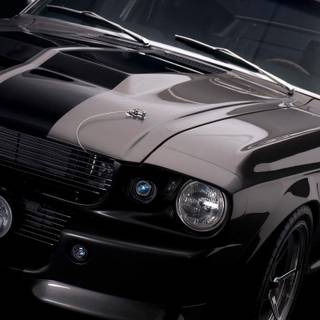 Black classic cars wallpaper