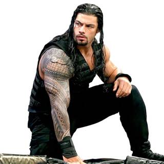 Roman Reigns and Paige wallpaper