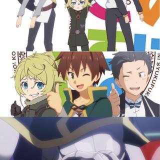 Isekai Quartet wallpaper