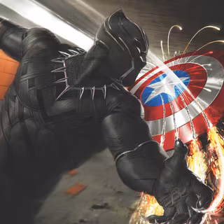 Captain America black wallpaper