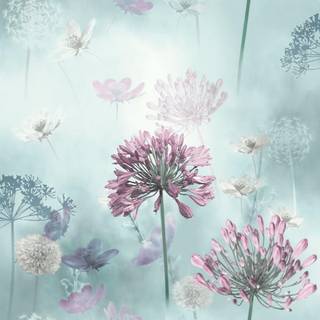 Flower pattern wallpaper