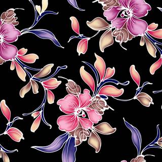 Flower pattern wallpaper