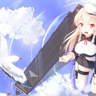 Jian birds that fly together wallpaper