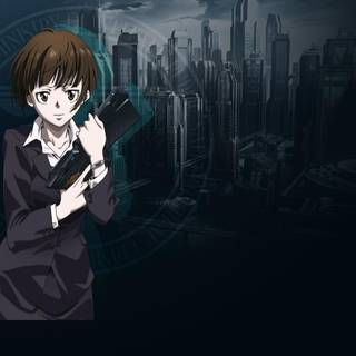 Psycho anime girl Ps4 wallpaper