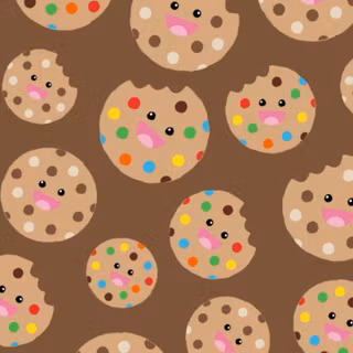 Kawaii cookies wallpaper