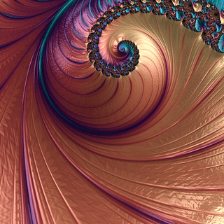 Moving fractal art wallpaper