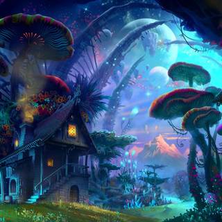 Fantasy beauty wallpaper