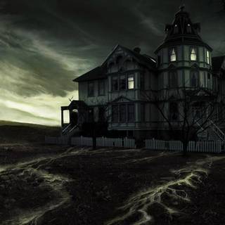 Ghostly night wallpaper