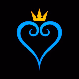 Black hearts crown wallpaper