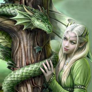 The Princess and the Dragon wallpaper