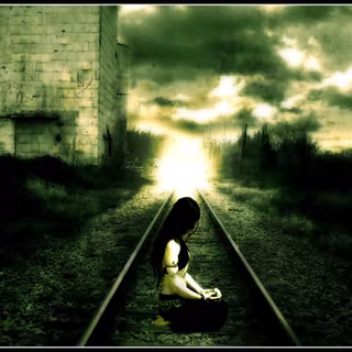 Sad couple wallpaper