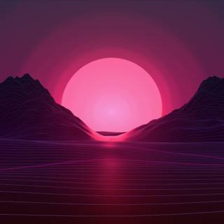 Sunset 5k wallpaper