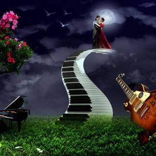 Moonlit Dance wallpaper