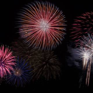 Fireworks 4k wallpaper