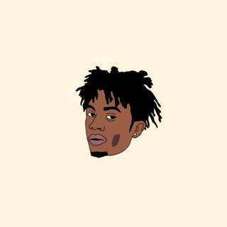 NLE Choppa cartoon wallpaper