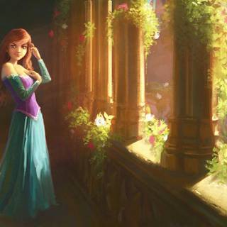 Medieval princess wallpaper