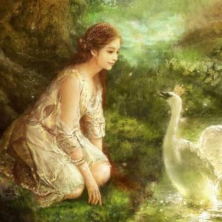 Medieval princess wallpaper