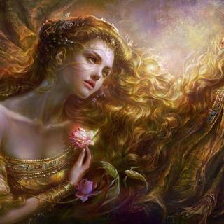 Medieval princess wallpaper