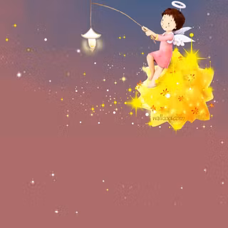 Sweet fairy wallpaper