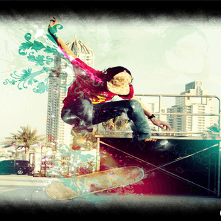 Inline skating wallpaper