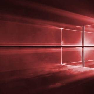 Windows 10 red wallpaper