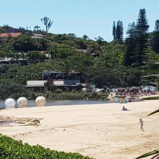 Summer boathouse wallpaper