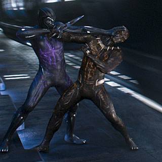 Black Panther gold HD wallpaper