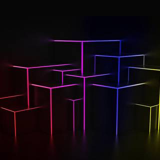 Abstract square wallpaper