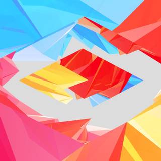 Artistic shapes wallpaper