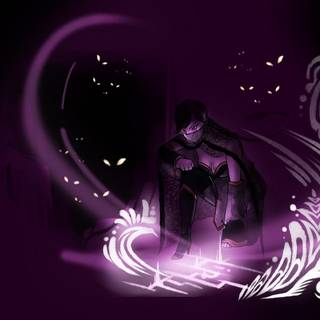 Purple magic wallpaper