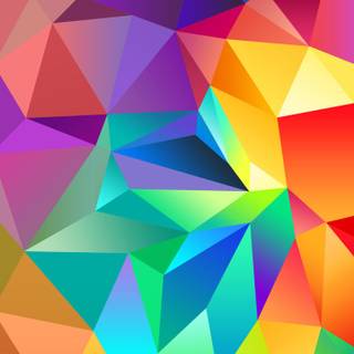 Colorful shapes wallpaper