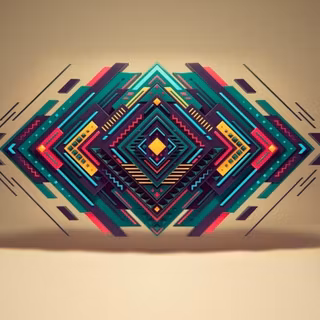 Colorful shapes wallpaper
