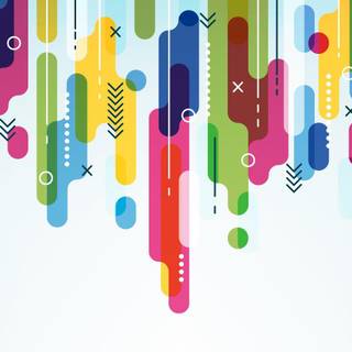 Colorful shapes wallpaper