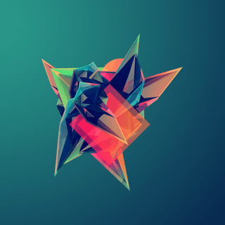 Colorful shapes wallpaper