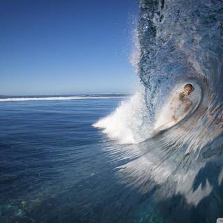 Big wave wallpaper
