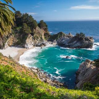 Big Sur sunset wallpaper