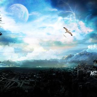 Never ending skies wallpaper