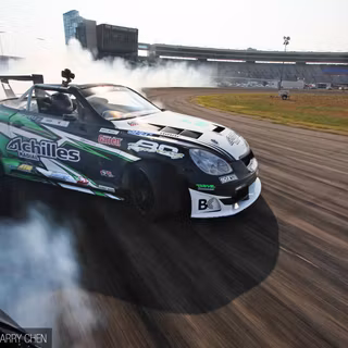 Drifting car smoke wallpaper
