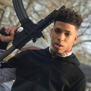 Lil Tjay Blueface and NLE Choppa wallpaper