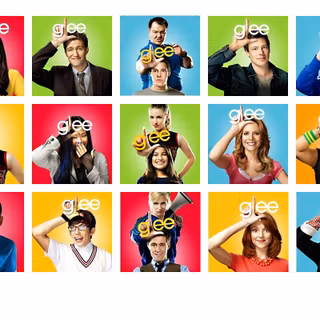 Glee females wallpaper