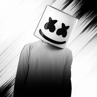 Black Marshmello wallpaper
