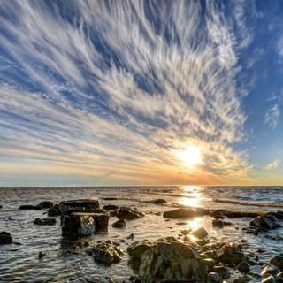 Midnight sun Northwest Territories wallpaper